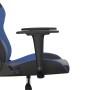 Sedia da Gaming Nera e Blu in Similpelle