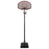 Supporto per Pallacanestro Nero 282-352 cm Polietilene