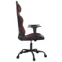 Sedia Gaming Nero e Rosso Vino in Similpelle