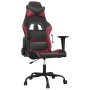 Sedia Gaming Nero e Rosso Vino in Similpelle