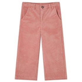 Pantaloni per Bambini in Velluto a Coste Rosa Antico 116