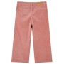 Pantaloni per Bambini in Velluto a Coste Rosa Antico 116