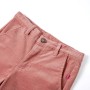 Pantaloni per Bambini in Velluto a Coste Rosa Antico 116