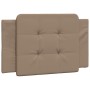 Letto con Materasso Cappuccino 80x200 cm Similpelle