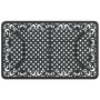 Tavolo da Giardino Nero 150x90x72 cm in Alluminio Pressofuso