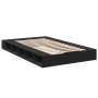 Giroletto Nero 120x190 cm in Legno Multistrato