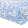 Tappeto da Esterno Celeste Ø120 cm in PP
