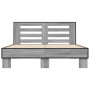 Giroletto Grigio Sonoma 135x190 cm in Legno Multistrato Metallo