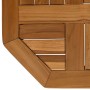 Piano per Tavolo 40x40x2,5 cm Ottagonale Legno Massello Teak