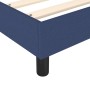 Giroletto a Molle con Materasso Blu 100x200 cm in Tessuto