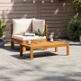 Set Divani da Giardino 2pz con Cuscini Legno Massello di Acacia