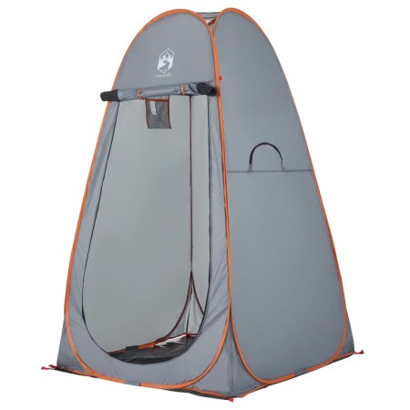 Tenda Privacy Pop-Up Grigio e Arancione Impermeabile