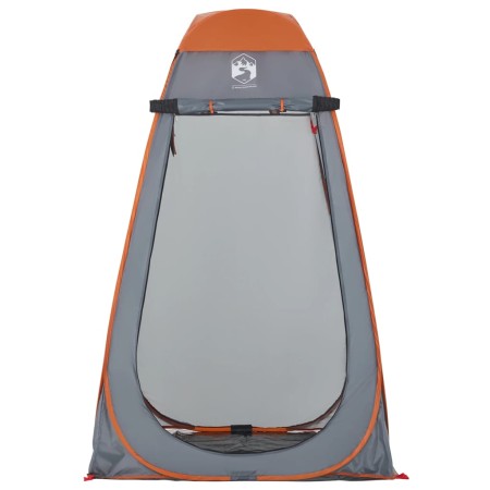 Tenda Privacy Pop-Up Grigio e Arancione Impermeabile