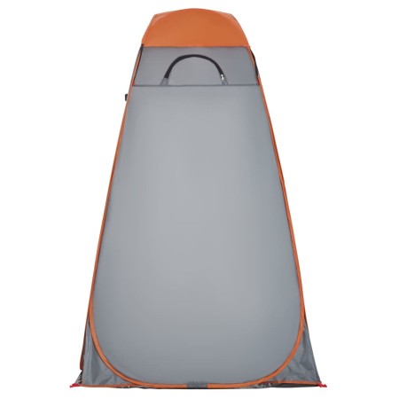 Tenda Privacy Pop-Up Grigio e Arancione Impermeabile