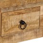 Tavolino da Salotto 90x45x35 cm in Legno Massello di Mango
