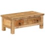Tavolino da Salotto 90x45x35 cm in Legno Massello di Mango