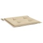 Cuscini per Sedia 2 pz Beige 50x50x3 cm in Tessuto Oxfor4