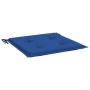 Cuscini per Sedia 2 pz Blu Reale 50x50x3 cm in Tessuto Oxford