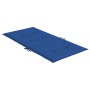 Cuscini per Sedia 2 pz Blu Reale 100x50x3 cm in Tessuto Oxford