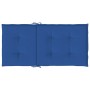 Cuscini per Sedia 2 pz Blu Reale 100x50x3 cm in Tessuto Oxford