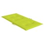 Cuscini per Sedia 6 pz Verde Intenso 100x50x3 cm Tessuto Oxford