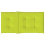 Cuscini per Sedia 6 pz Verde Intenso 100x50x3 cm Tessuto Oxford