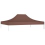 Tetto per Tendone per Feste 4,5x3 m Marrone 270 g/m²