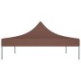 Tetto per Tendone per Feste 4,5x3 m Marrone 270 g/m²