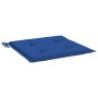 Cuscini per Sedia 6 pz Blu Reale 40x40x3 cm in Tessuto Oxford