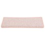 Tappeti Autoadesivi Scale Aspetto Sisal 15 pz 65x21x4 cm Rossi