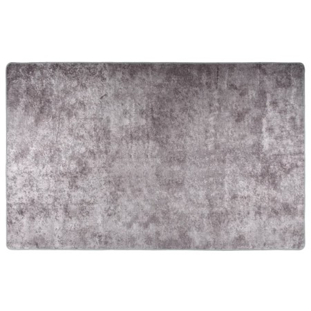 Tappeto Lavabile 160x230 cm Grigio Antiscivolo