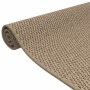 Tappeto Corsia Aspetto Sisal Sabbia 50x100 cm