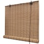 Tende a Rullo in Bambù 2pz 150x220 cm Marroni
