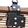 Tende a Rullo in Bambù 2pz 150x220 cm Marroni