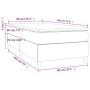 Giroletto a Molle con Materasso Cappuccino 90x190 cm Similpelle