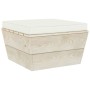 Set Divani da Giardino su Pallet 10 pz con Cuscini Legno Abete