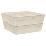 Set Divani da Giardino su Pallet 10 pz con Cuscini Legno Abete