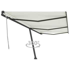 Tenda da Sole Autoportante Manuale 600x350 cm Crema