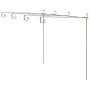 Pergolato da Giardino Marrone Anticato 4x3x2,5 m in Ferro