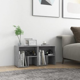 Comodini 2 pz Grigio Cemento 40x30x40 cm in Legno Multistrato