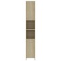 Mobile da Bagno Rovere Sonoma 30x30x183,5 cm Legno Multistrato