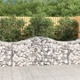 Cesti Gabbioni ad Arco 20 pz 200x50x80/100 cm Ferro Zincato