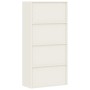 Armadio Classificatore Bianco 90x40x220 cm in Acciaio