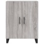 Credenza Grigio Sonoma 69,5x34x180 cm in Legno Multistrato