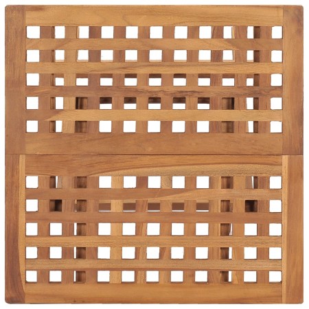 Tavolo da Giardino Pieghevole 50x50x50 cm in Massello di Teak