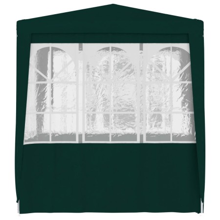 Gazebo Professionale con Pareti 2x2 m Verde 90 g/m²