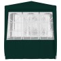 Gazebo Professionale con Pareti 2x2 m Verde 90 g/m²