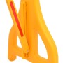 Barriera Stradale Pieghevole Gialla 250x38x96 cm