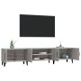 Mobile TV Grigio Sonoma 180x31,5x40 cm in Legno Multistrato