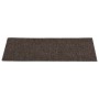 Tappeti Adesivi Rettangolari Scale 15 pz 60x25 cm Marrone Scuro